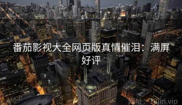 番茄影视大全网页版真情催泪：满屏好评