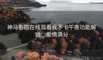 神马影院在线观看我不卡午夜功能解锁：爱情满分