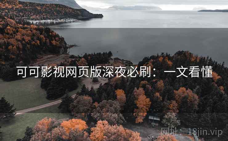 可可影视网页版深夜必刷：一文看懂